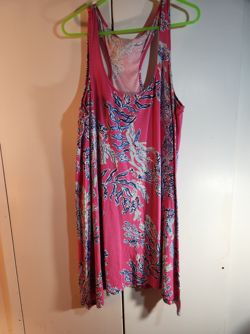 Lilly Pulitzer Pink Floral Racerback Sundress